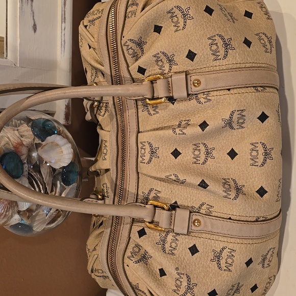 MCM Tan Monogram Women's Bag - Picture 5 of 11